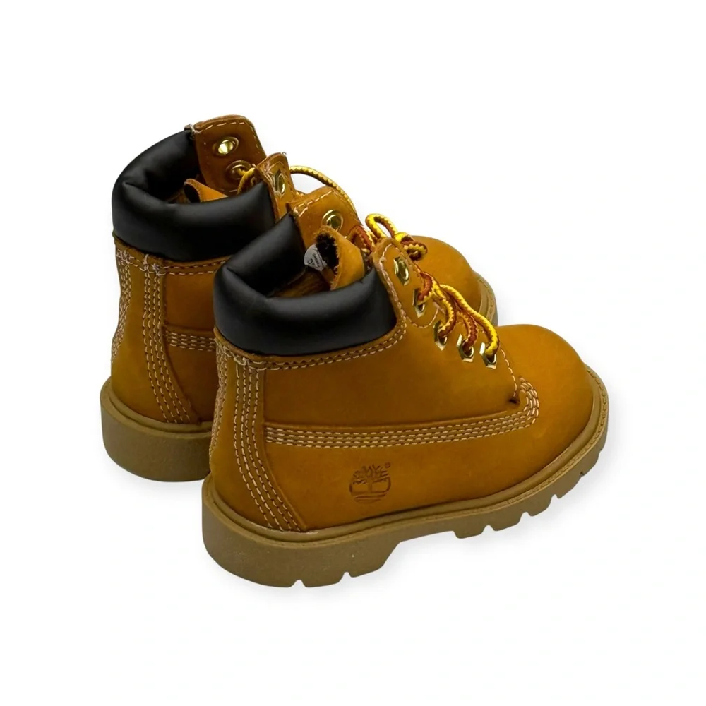 new Timberland ✪ 6 Inch Premium Baby Work Boot ✪ Wheat Nubuck ✪ 6 Boy Girl 22.5